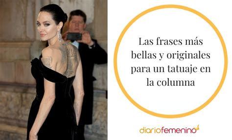 frases para tatuajes en la columna mujer|39 frases para tatuarse en la columna: presume de ...